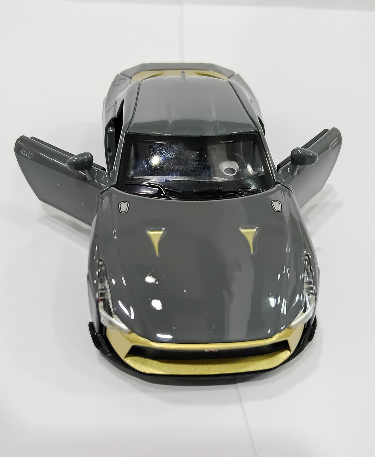 NISSAN GT-R50 D21012 1/32 ALLOY CAR DIECAST MODEL GREY COLOR