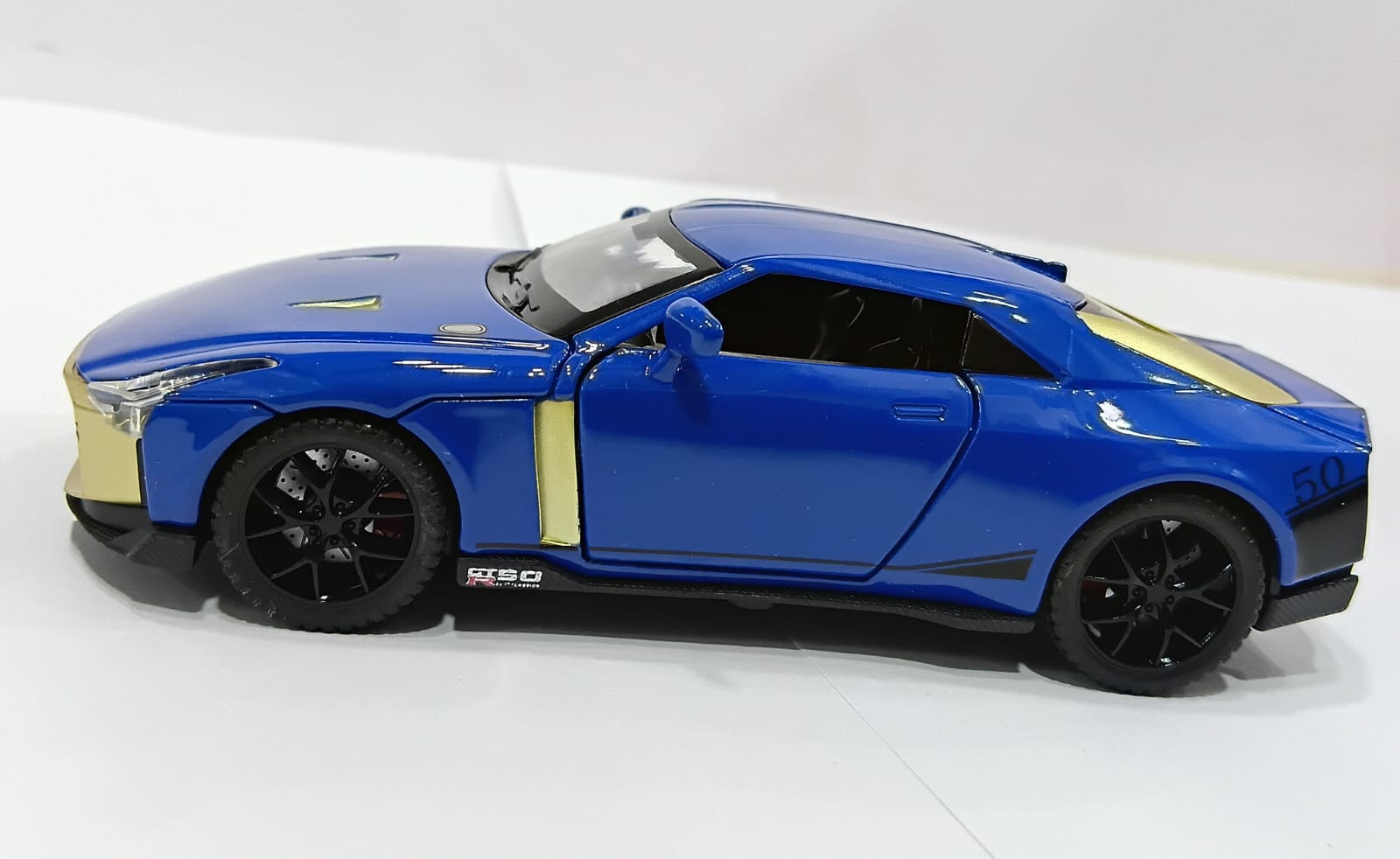 NISSAN GT-R50 D21012 1/32 ALLOY CAR DIECAST MODEL BLUE COLOR