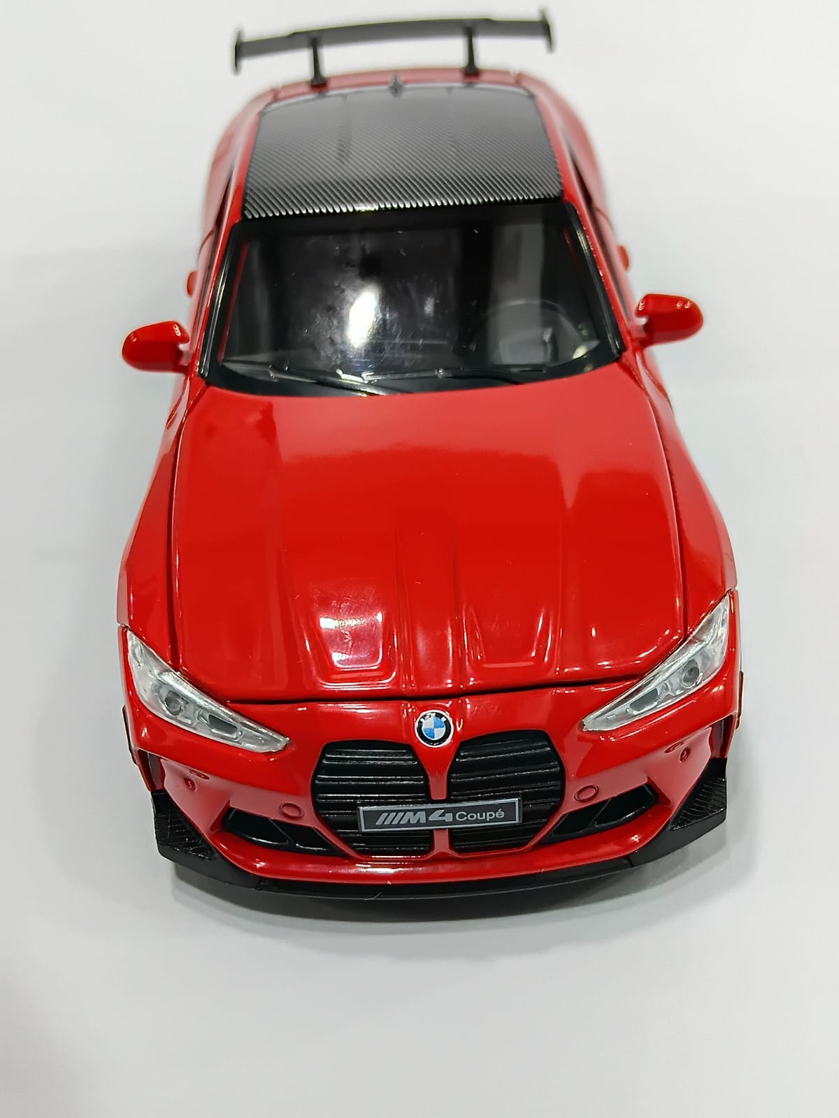 BMW M4 1/32 XA3228-B WITH PULL BACK LIGHT FUNCTIONS ALLOY DIECAST MODEL CAR RED COLOR