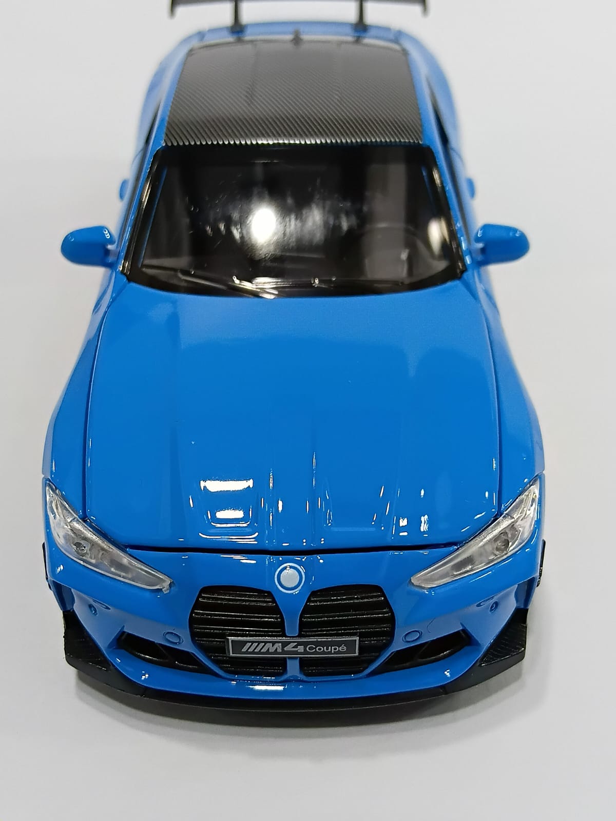 BMW M4 1/32 XA3228-B WITH PULL BACK LIGHT FUNCTIONS ALLOY DIECAST MODEL CAR BLUE COLOR