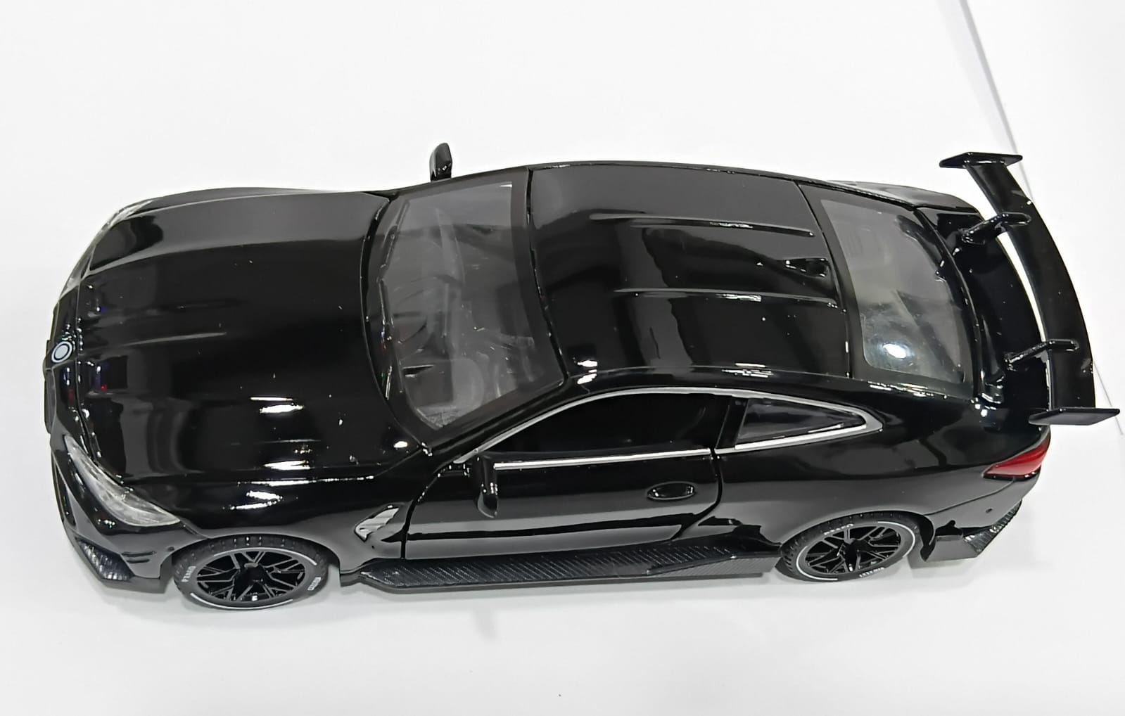 BMW M4 1/32 XA3228-B WITH PULL BACK LIGHT FUNCTIONS ALLOY DIECAST MODEL CAR BLACK COLOR