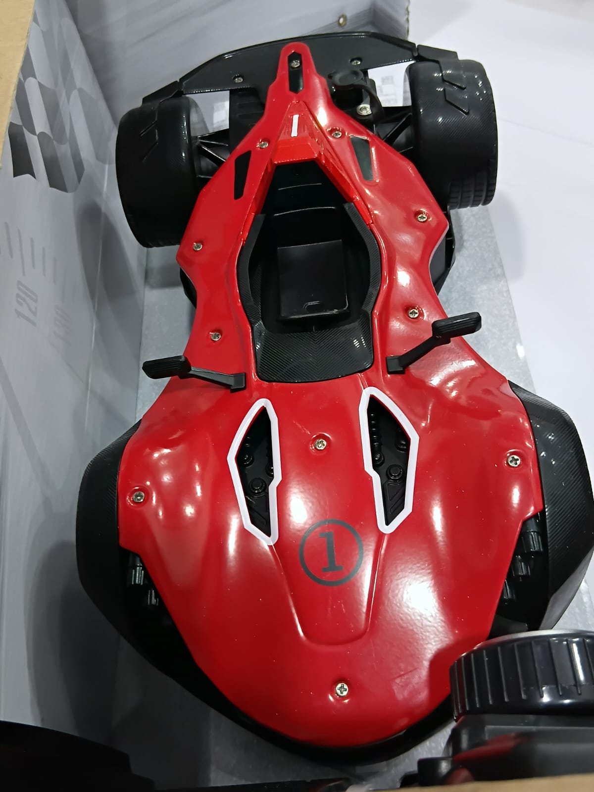 MZ YY2034 1/12 2.4GHZ R/C DIECAST SPRAY RACING CAR RED COLOR