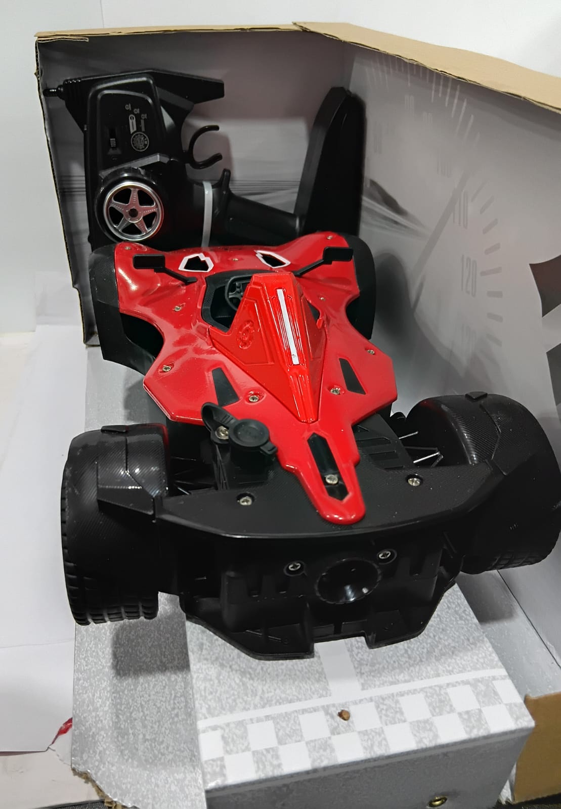 MZ YY2034 1/12 2.4GHZ R/C DIECAST SPRAY RACING CAR RED COLOR
