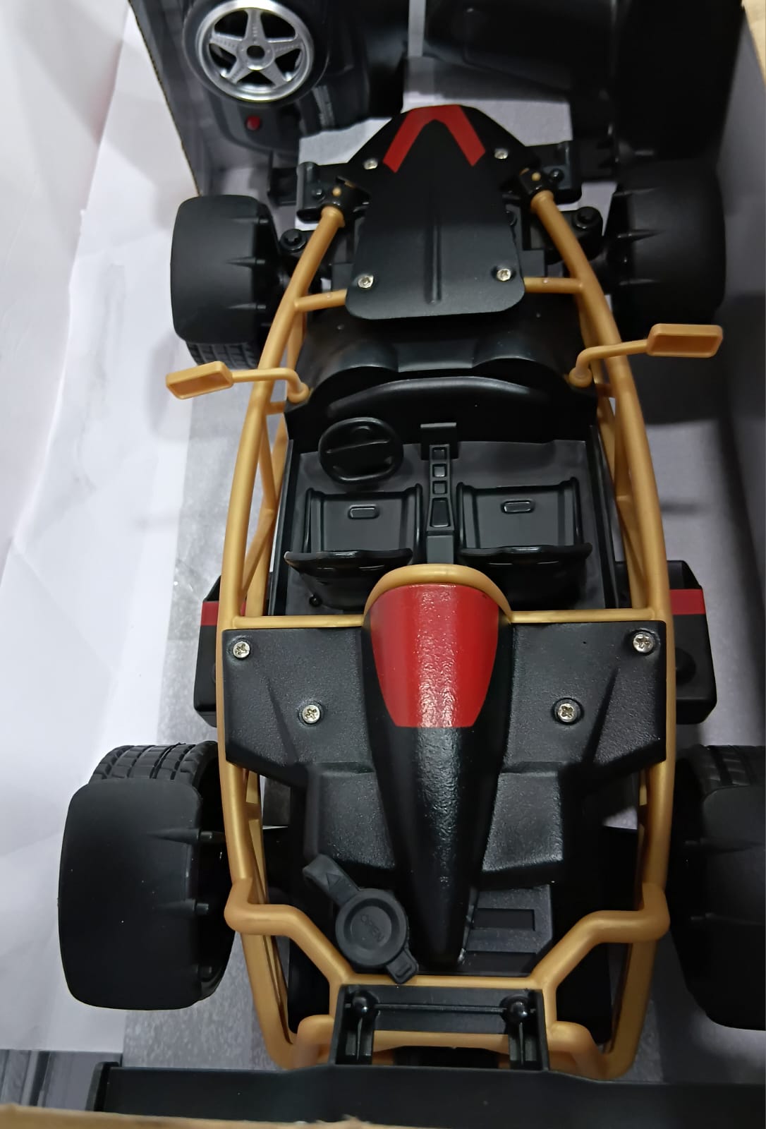 MZ YY2033 1/12 2.4GHZ R/C DIECAST SPRAY RACING CAR BLACK COLOR