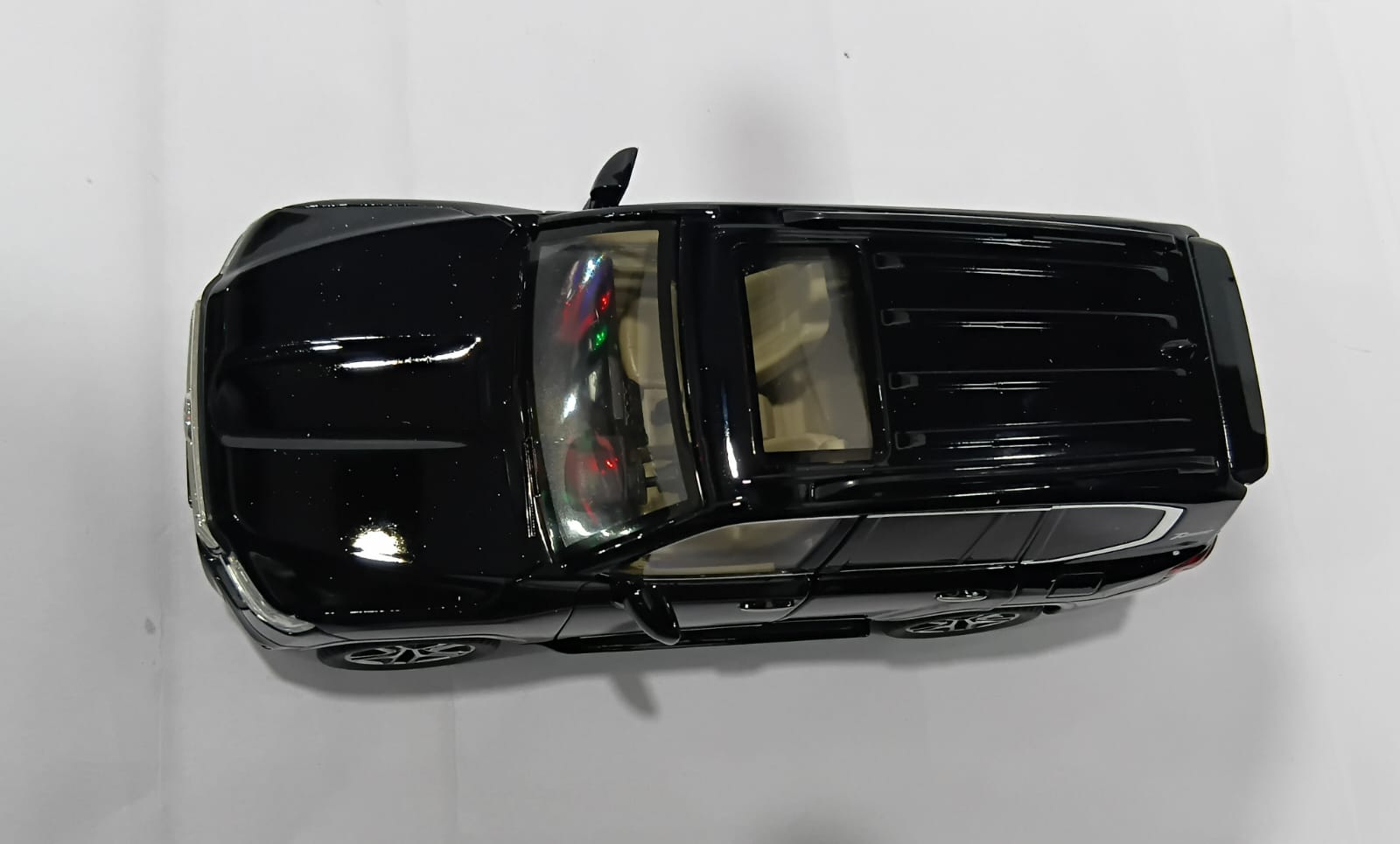 TOYOTA H08222C 1/24 LIGHT MUSIC WITH PULL BACK FUNCTION DIECAST MODEL CAR BLACK COLOR