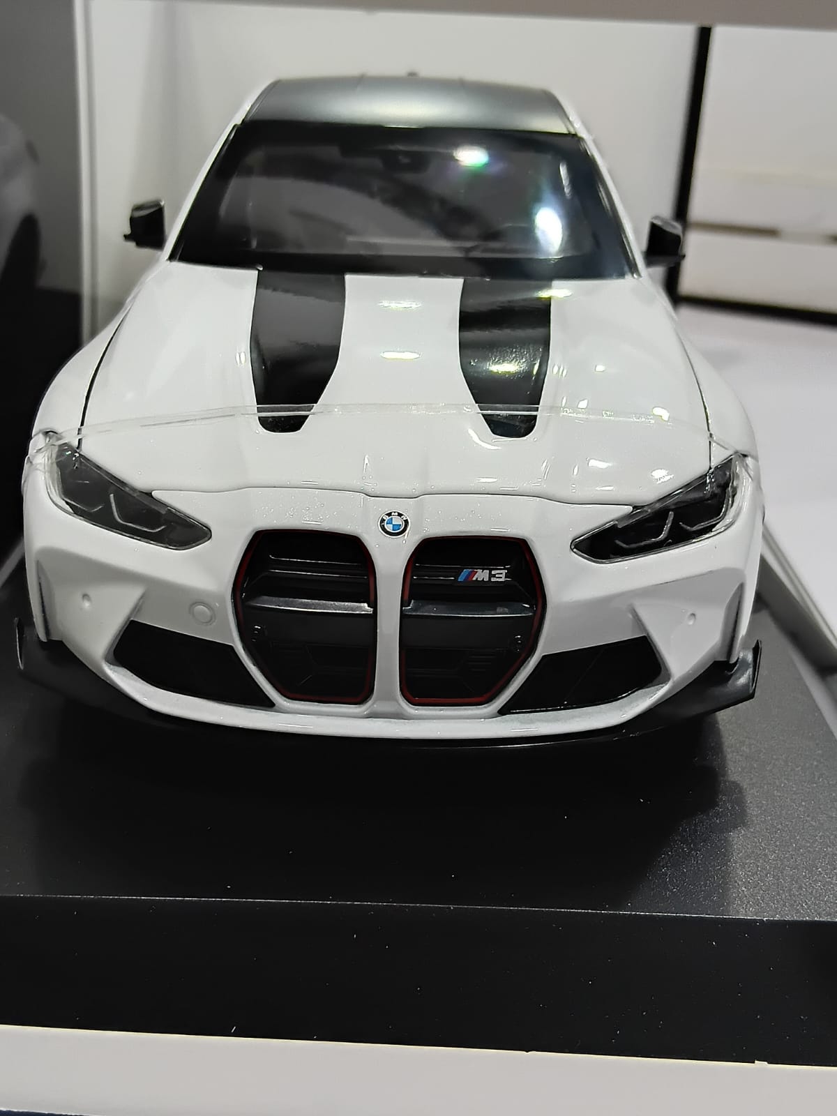 BMW M3 CS LCI H1292 1:18 OPENING DOORS DIE-CAST MODEL WHITE