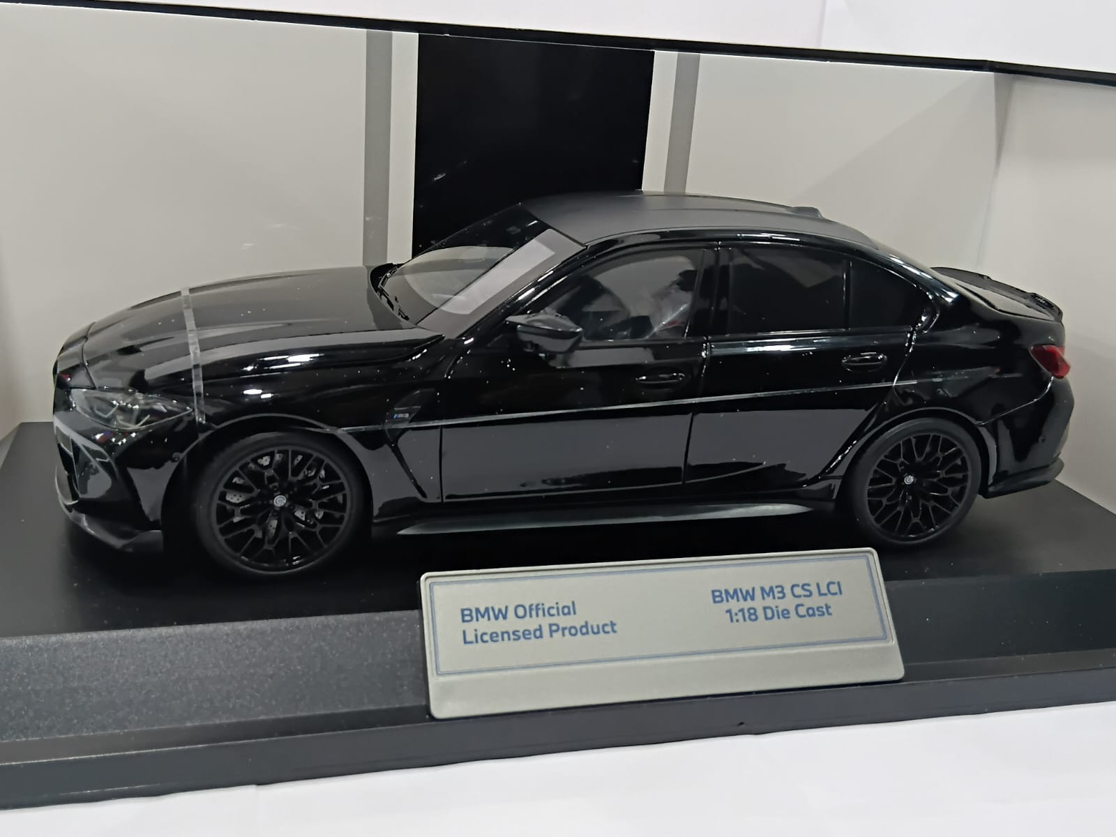 BMW M3 CS LCI H1292 1:18 OPENING DOORS DIE-CAST MODEL BLACK