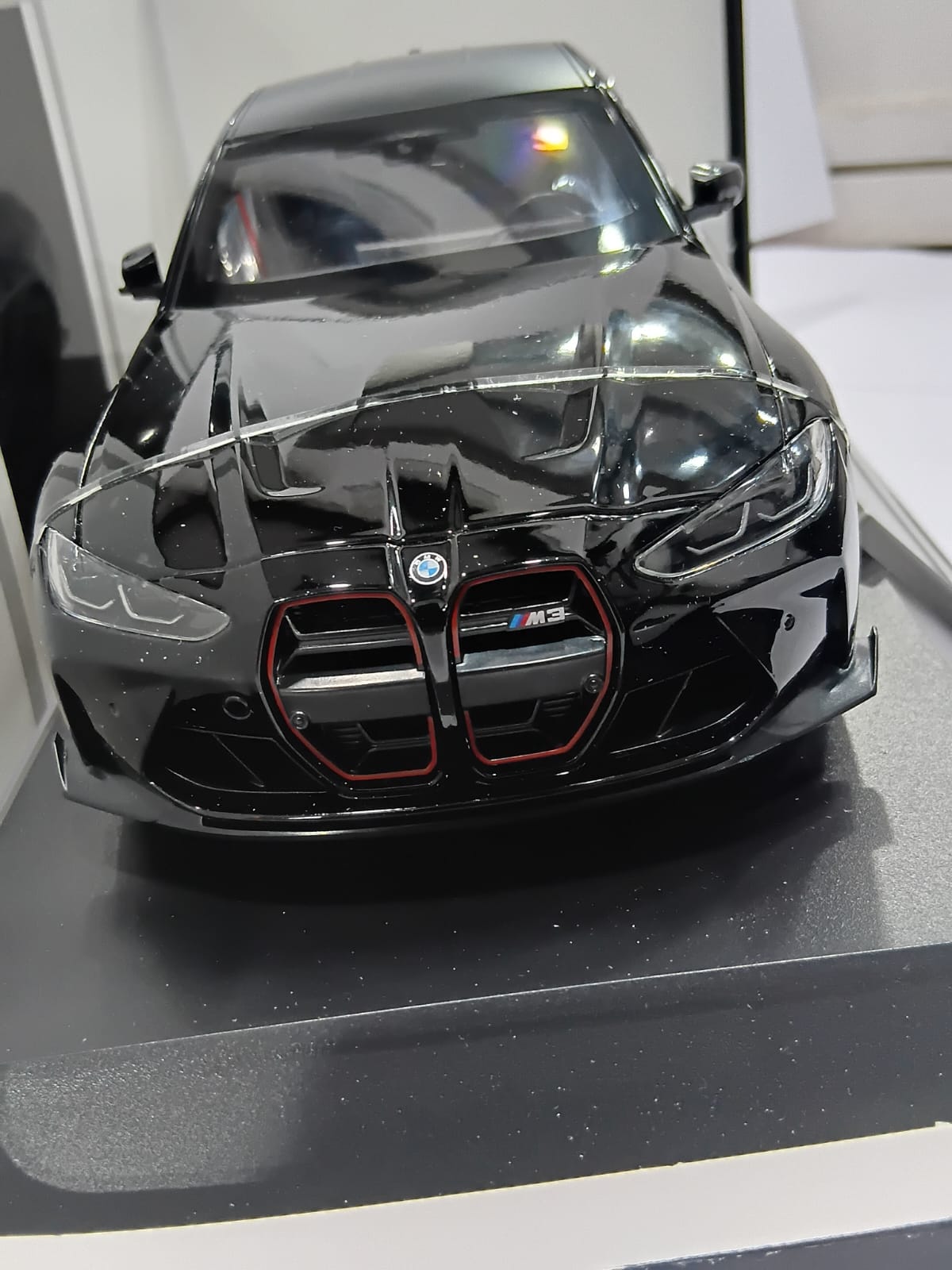 BMW M3 CS LCI H1292 1:18 OPENING DOORS DIE-CAST MODEL BLACK