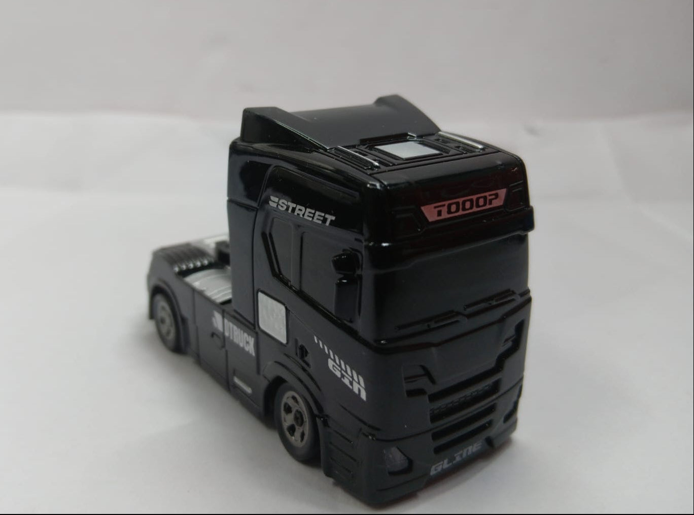 TRAILER 3606 1/64 2.4GHZ RTR SEMI/FLATBED/CONTAINER R/C TRUCK(BLACK) CONTAINER (WHITE)