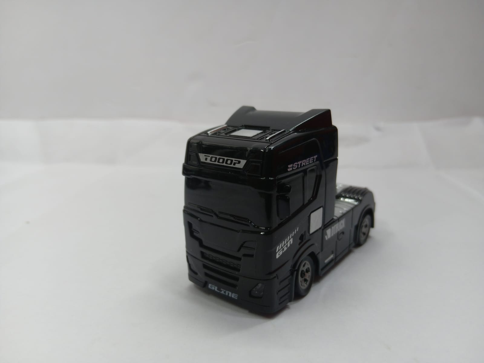 TRAILER 3606 1/64 2.4GHZ RTR SEMI/FLATBED/CONTAINER R/C TRUCK(BLACK) CONTAINER (WHITE)