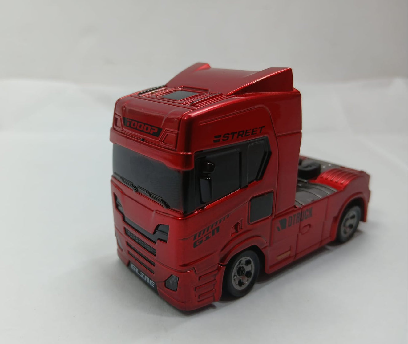 TRAILER 3606 1/64 2.4GHZ RTR SEMI/FLATBED/CONTAINER R/C TRUCK(RED) CONTAINER (BLACK)