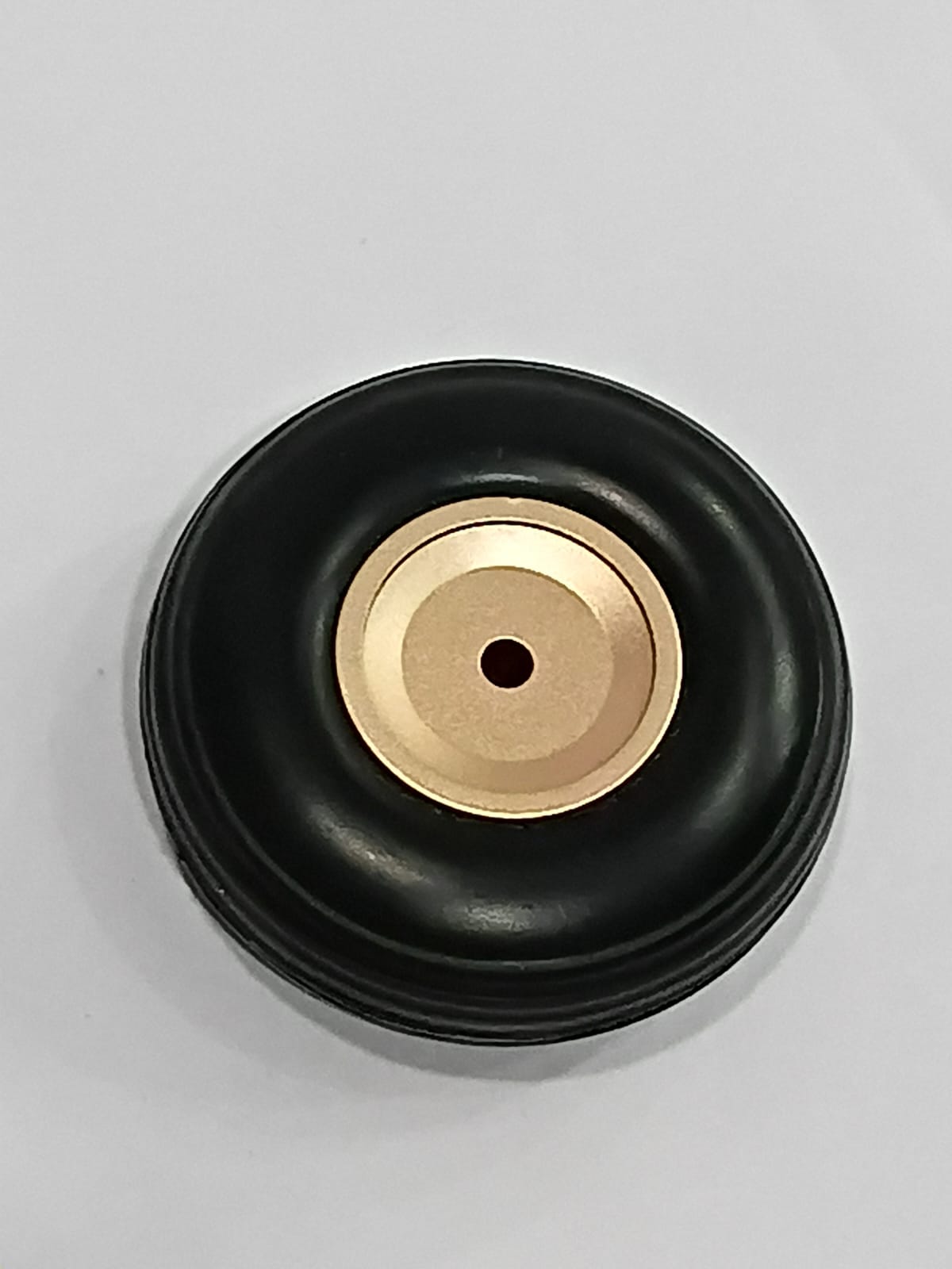 RUBBER 2'' PU WHEEL WITH ALUMINIUM HUB