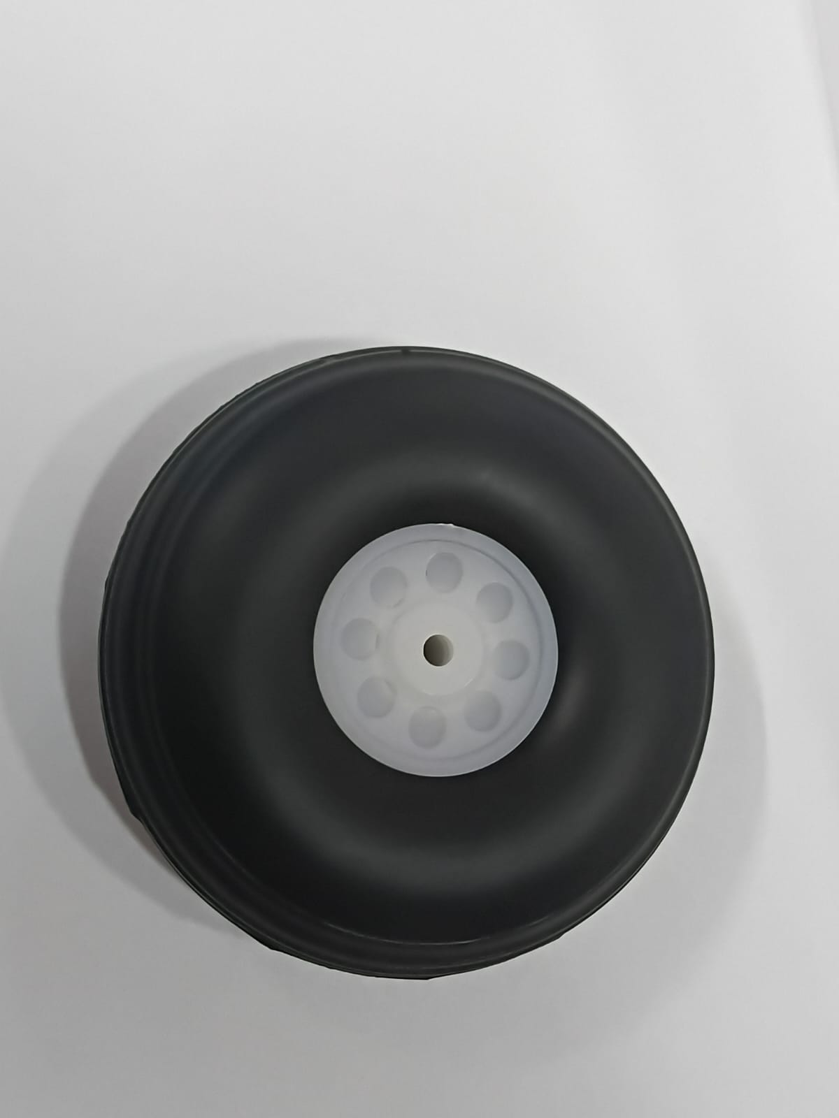 RUBBER 2.5" PU WHEEL WITH NYLON HUB