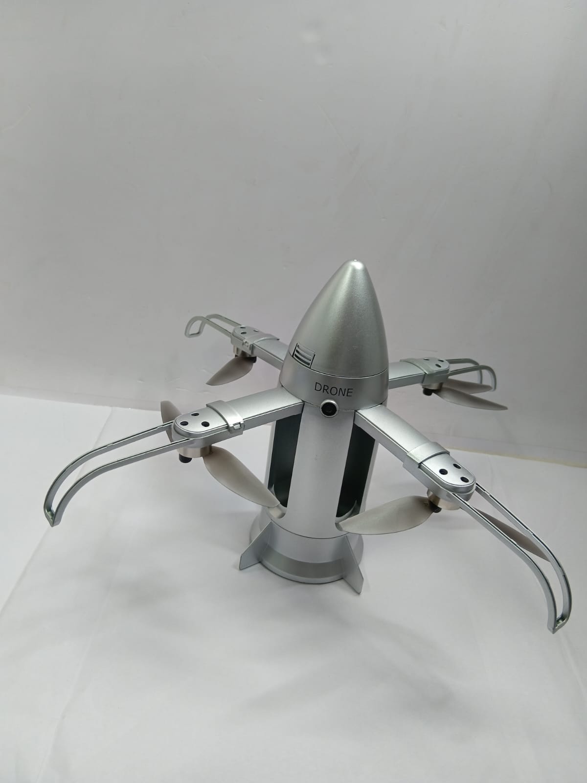 MODEL MISSILE AIRCRAFT D50 QUADCOPTER START A NOVEL FLIGHT 2.4GHZ REMOTE CONTROL DRONE SILVER