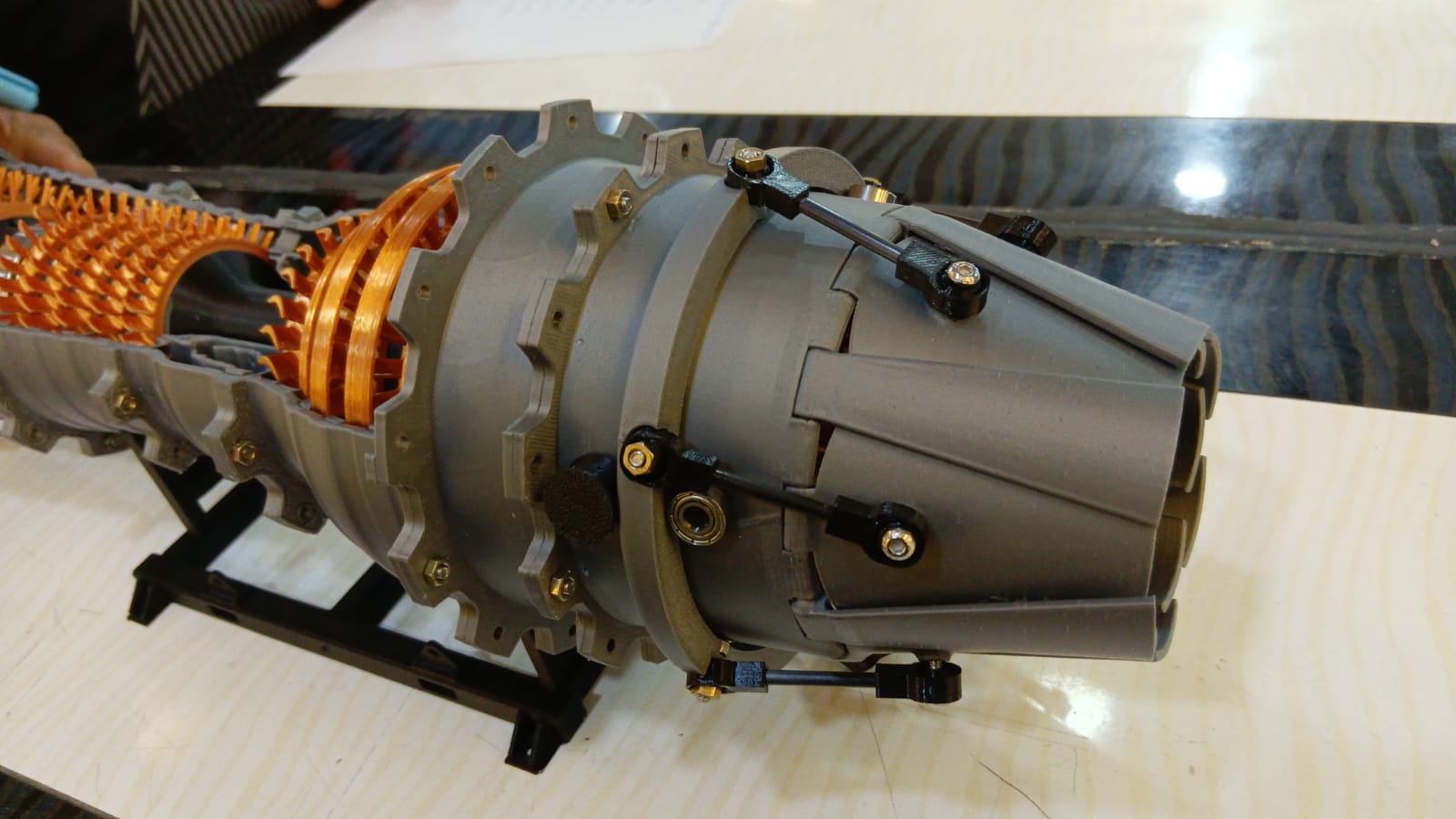3D PRINTED GE-J79 GENERAL ELECTRICAL TURBO JET ENGINE