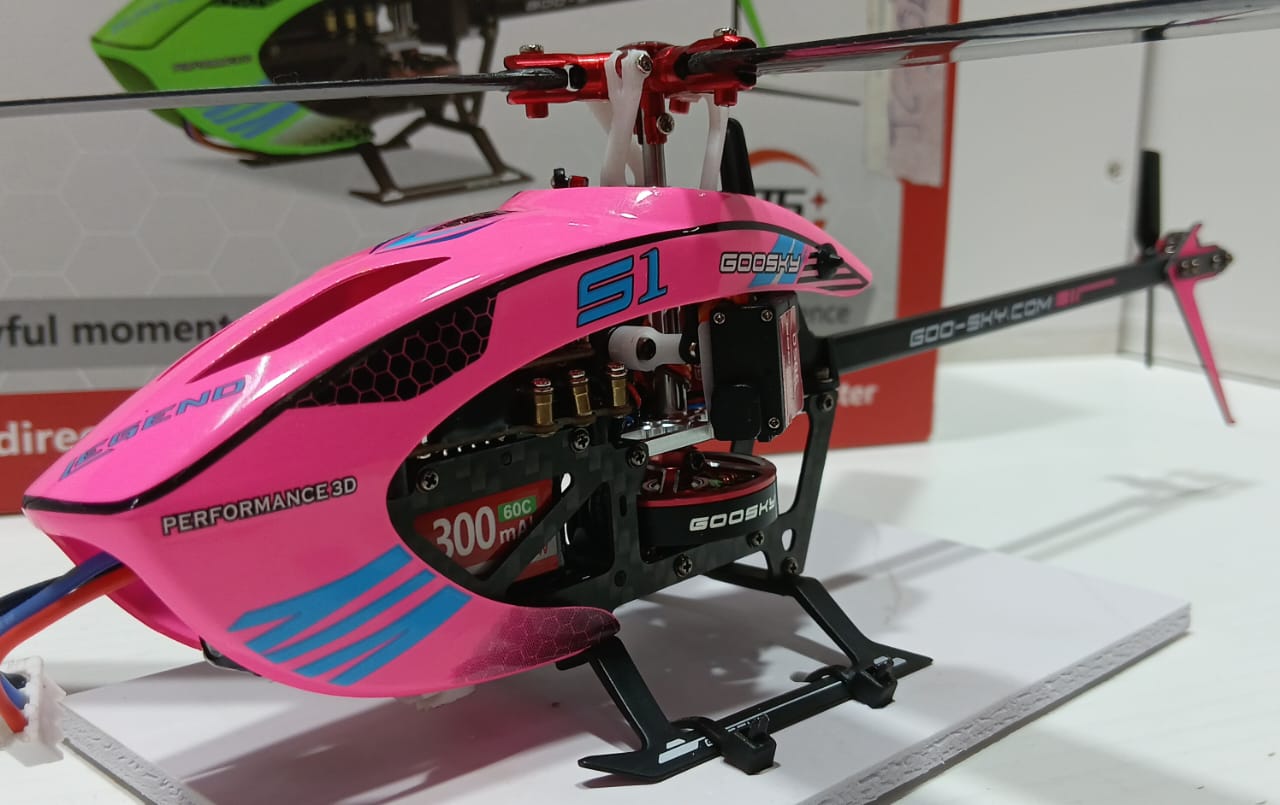 GOOSKY LEGEND S1 PROX CARBON EDITION – RTF MODE 2 WITH CNC TRIPLE CARBON BLADES & GT030010 SHAFT UPGRADE