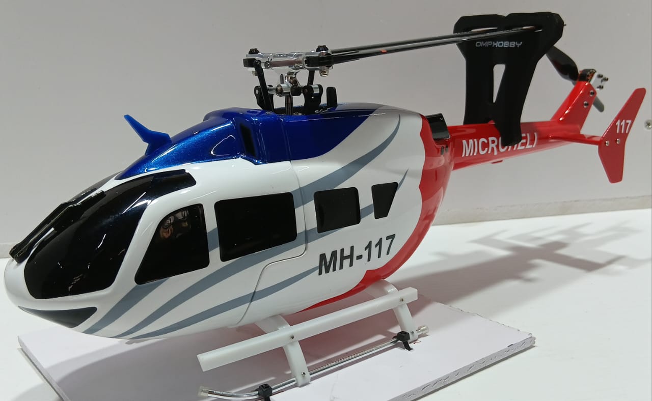 MP M2 EVO RC HELICOPTER – CUSTOM EC145 SCALE (AIRBRUSHED FIBERGLASS) – RADIO MASTER ZORRO 4IN1 RTF