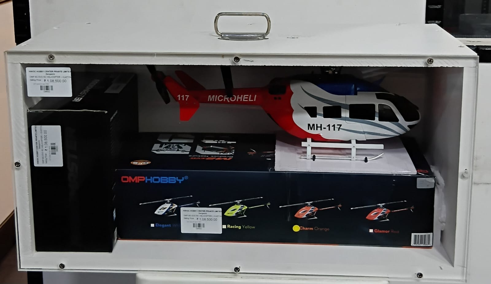 MP M2 EVO RC HELICOPTER – CUSTOM EC145 SCALE (AIRBRUSHED FIBERGLASS) – RADIO MASTER ZORRO 4IN1 RTF
