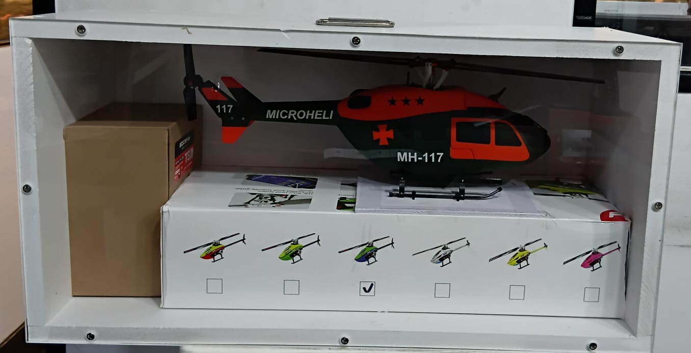 GOOSKY LEGEND S2 CNC CARBON EDITION – RTF MODE 2 WITH CNC CARBON BLADES & AIRBRUSH FIBREGLASS EC145 SCALE UPGRADE VERSION
