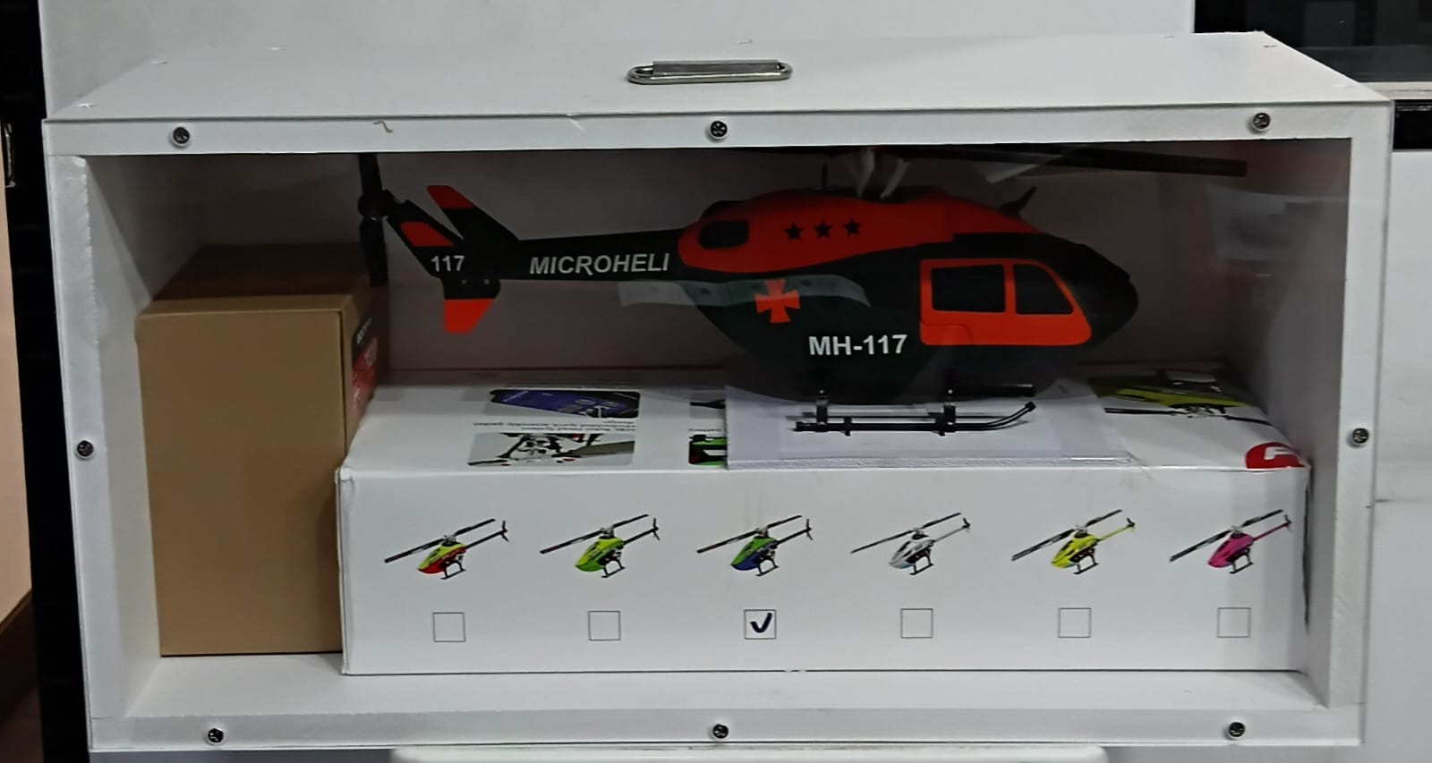 GOOSKY LEGEND S2 CNC CARBON EDITION – RTF MODE 2 WITH CNC CARBON BLADES & AIRBRUSH FIBREGLASS EC145 SCALE UPGRADE VERSION