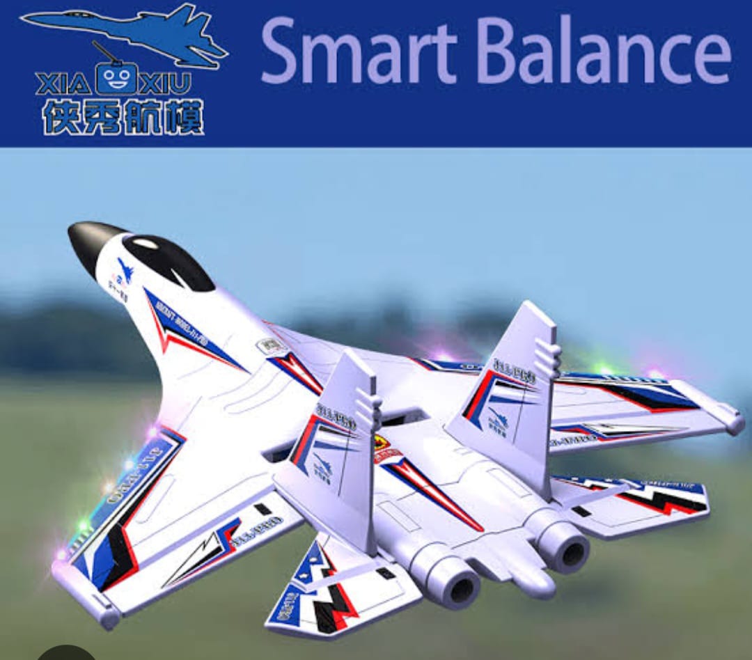 RC AIRPLANE J11-PRO STUNT JET RTF 6 CH BRUSHLESS MOTOR WITH GYRO STABILIZER WHITE