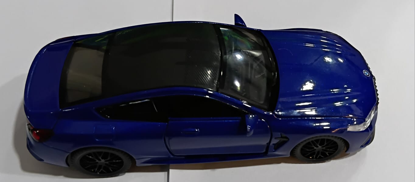 DIECAST BMW IIM8 1:32 SCALE MODEL CAR BLUE (D21006)