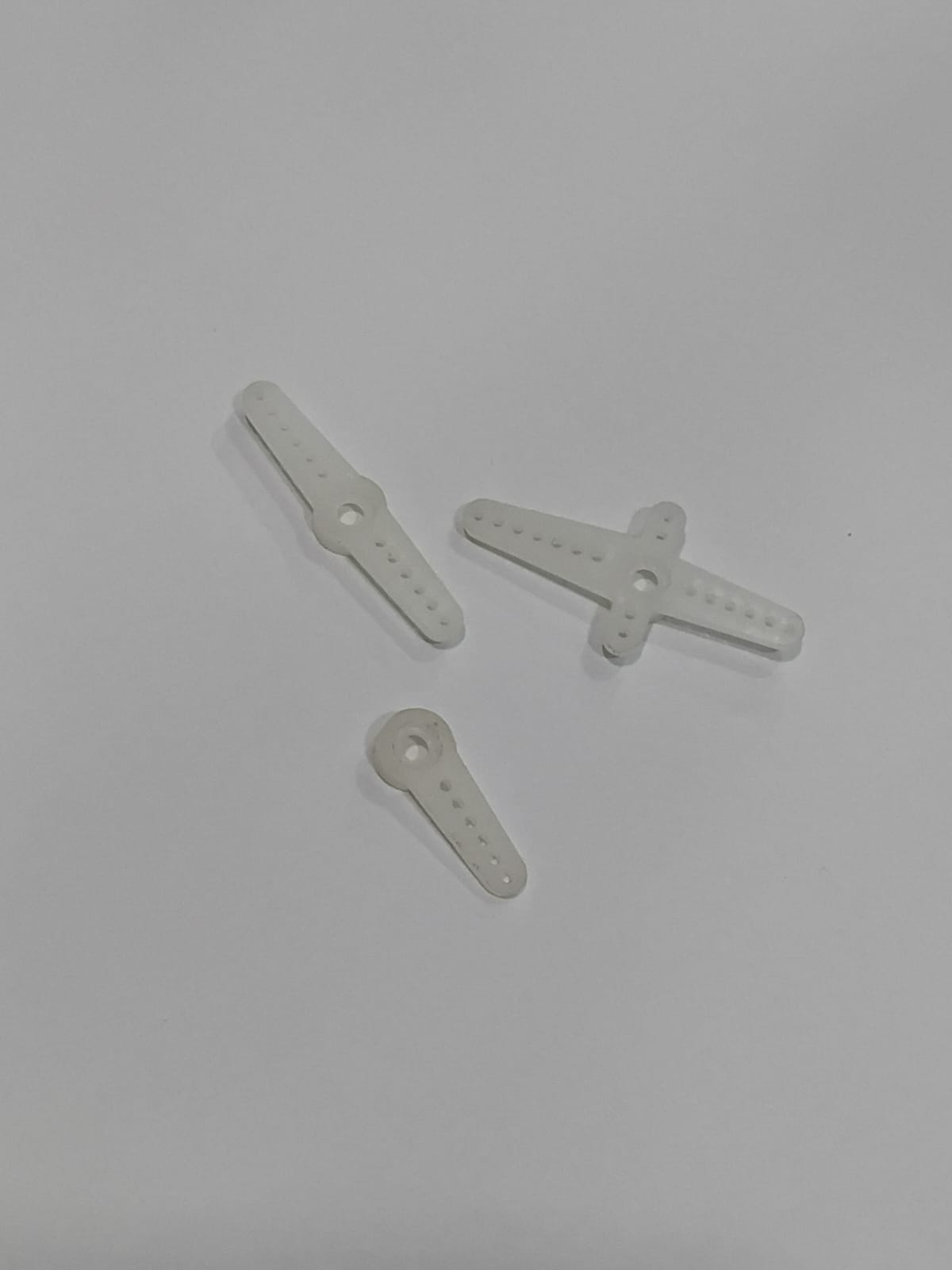 9G SG90  PLASTIC SERVO ARM WHITE (PACK OF 3)