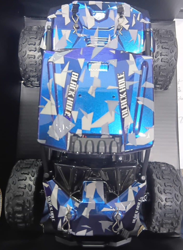 HOSPEED HS18332 BLACK HOLE 1/18 4WD 2.4G RC MONSTER TRUCK BLUE