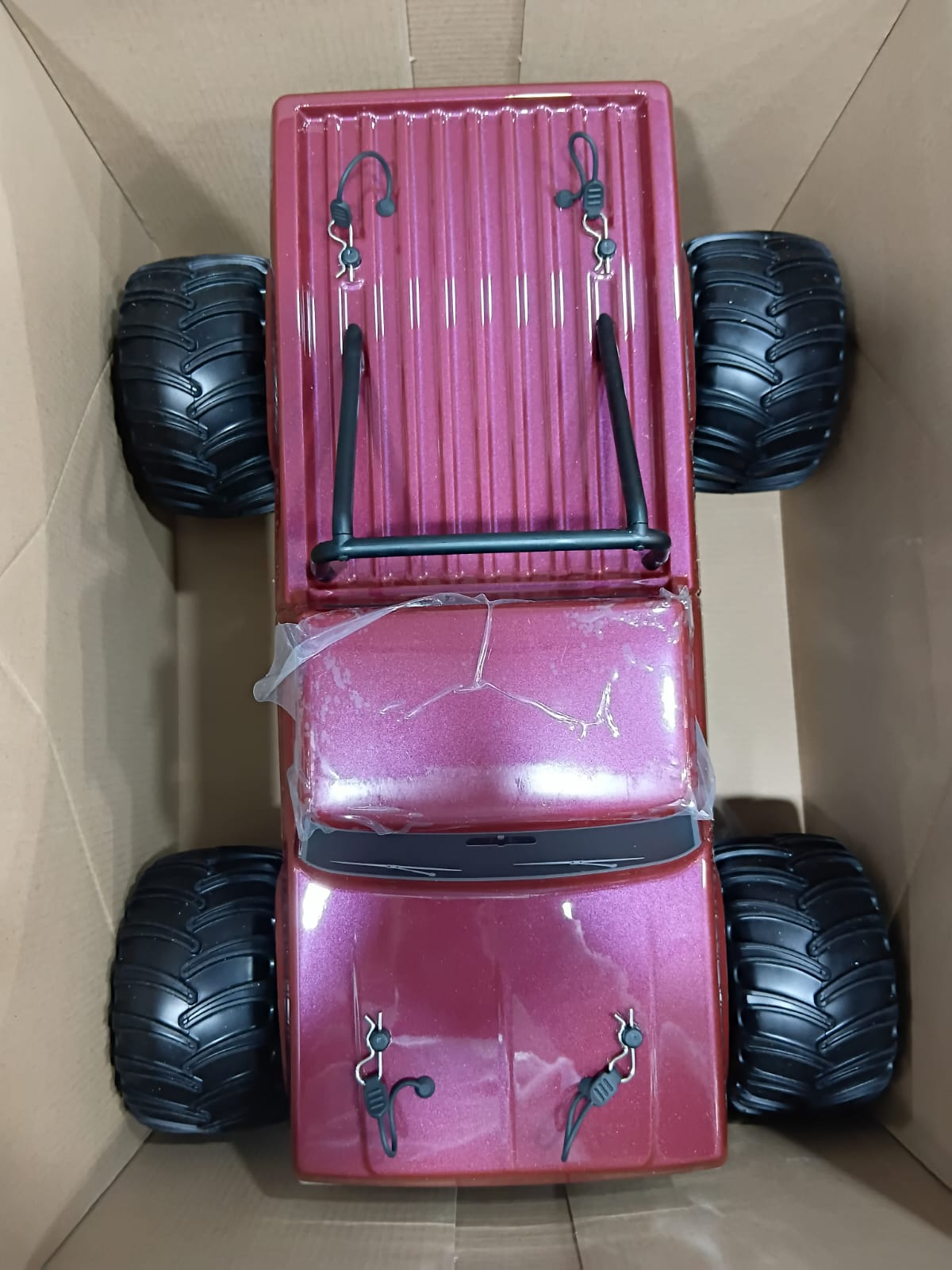 FMS 11023R 1/10 2WD RTR FORD F100 FIRST BLOOD MONSTER TRUCK RED COLOR