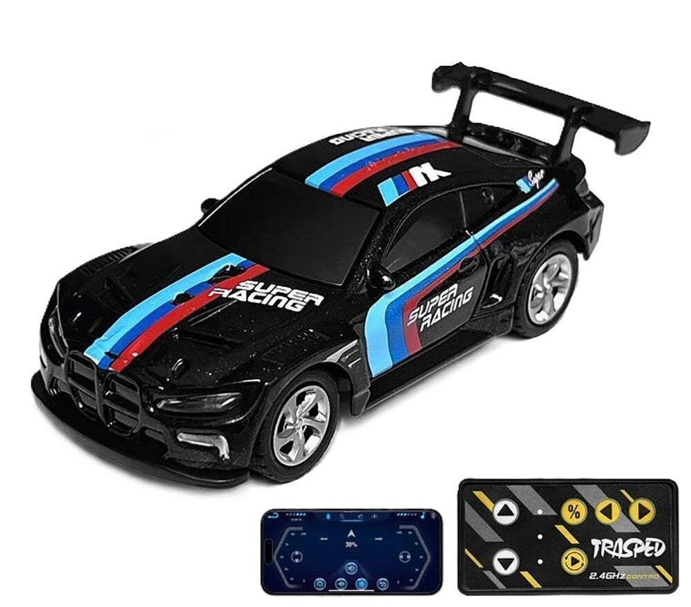 MINI RC CAR SMALL POCKET 1:64 SPEED REGULATING ALLOY MODEL HG4-218