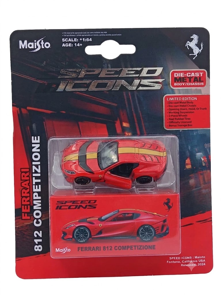 MAISTO 15709 FERRARI 812 COMPETIZIONE 1/64 SCALE