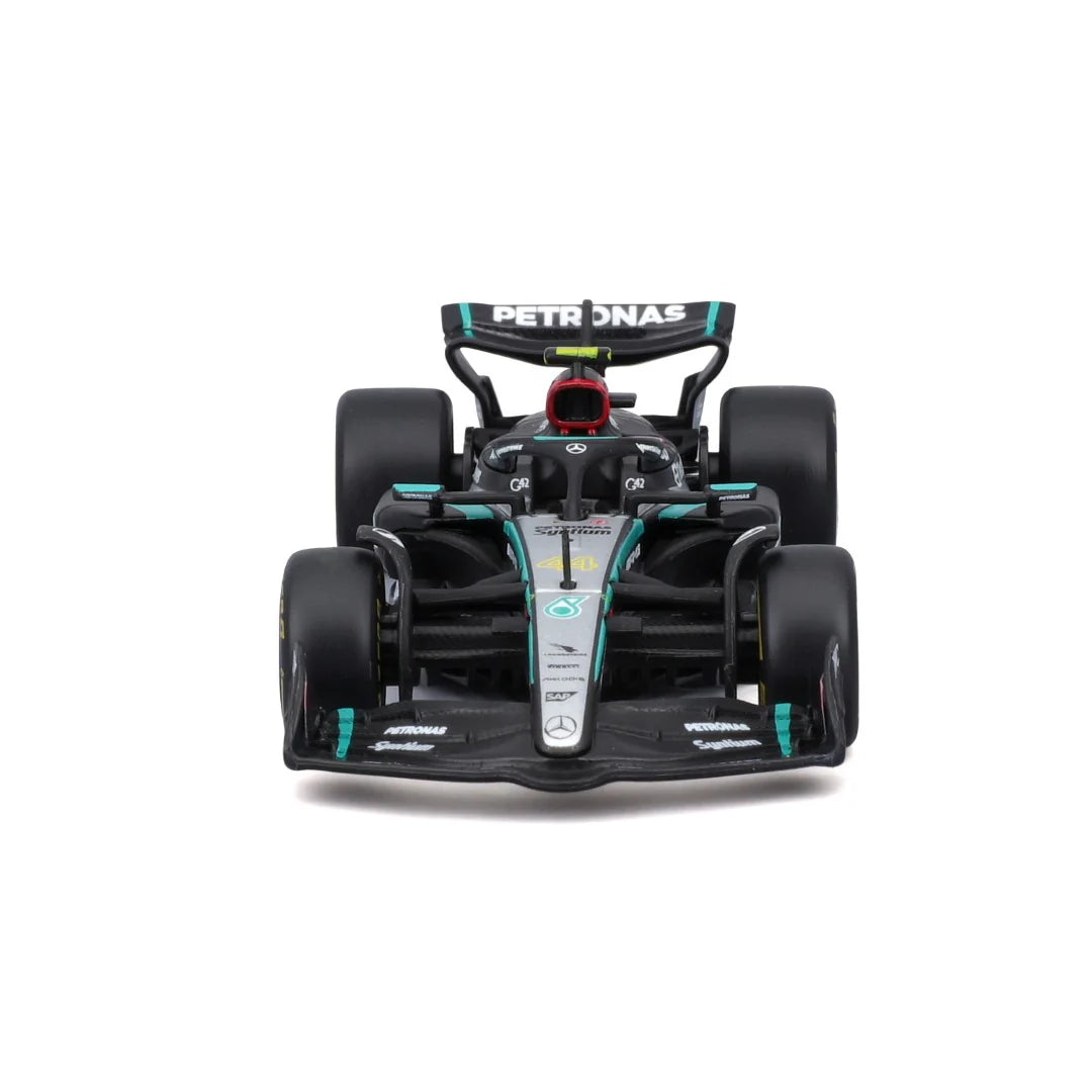 BBURAGO 18-28513 1/24 AMG PETRONAS FORMULA ONE TEAM F1 W15 LEWIS HAMILTON 44 RACING DIE-CAST METAL KITS