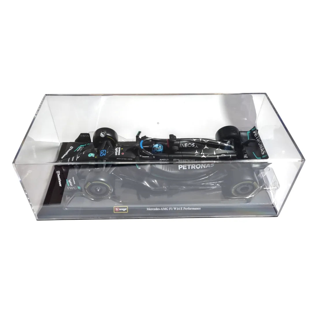 BBURAGO MERCEDES AMG F1 W14 E PETRONAS  PERFORMANCE NO 63 GEORGE RUSSELL 1/24 DIE CAST 18-28028R