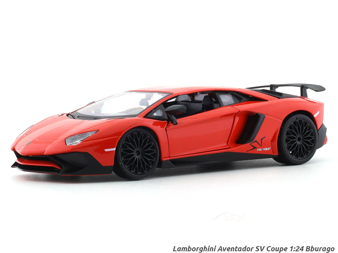 Lamborghini Aventador SV Coupe Red Bburago 1/24