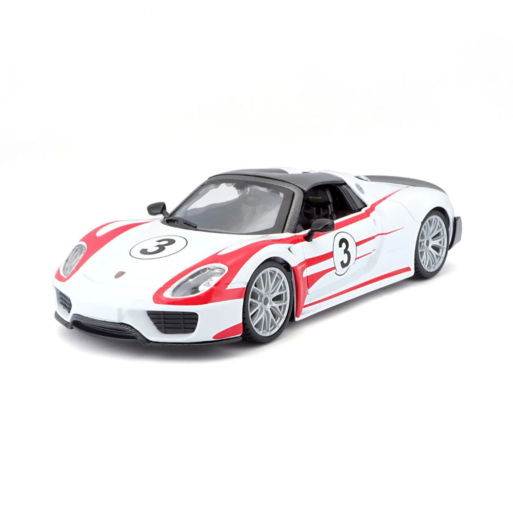 BBURAGO PORSCHE 918 WEISSACH#3 DIE CAST 1:24 18-98009