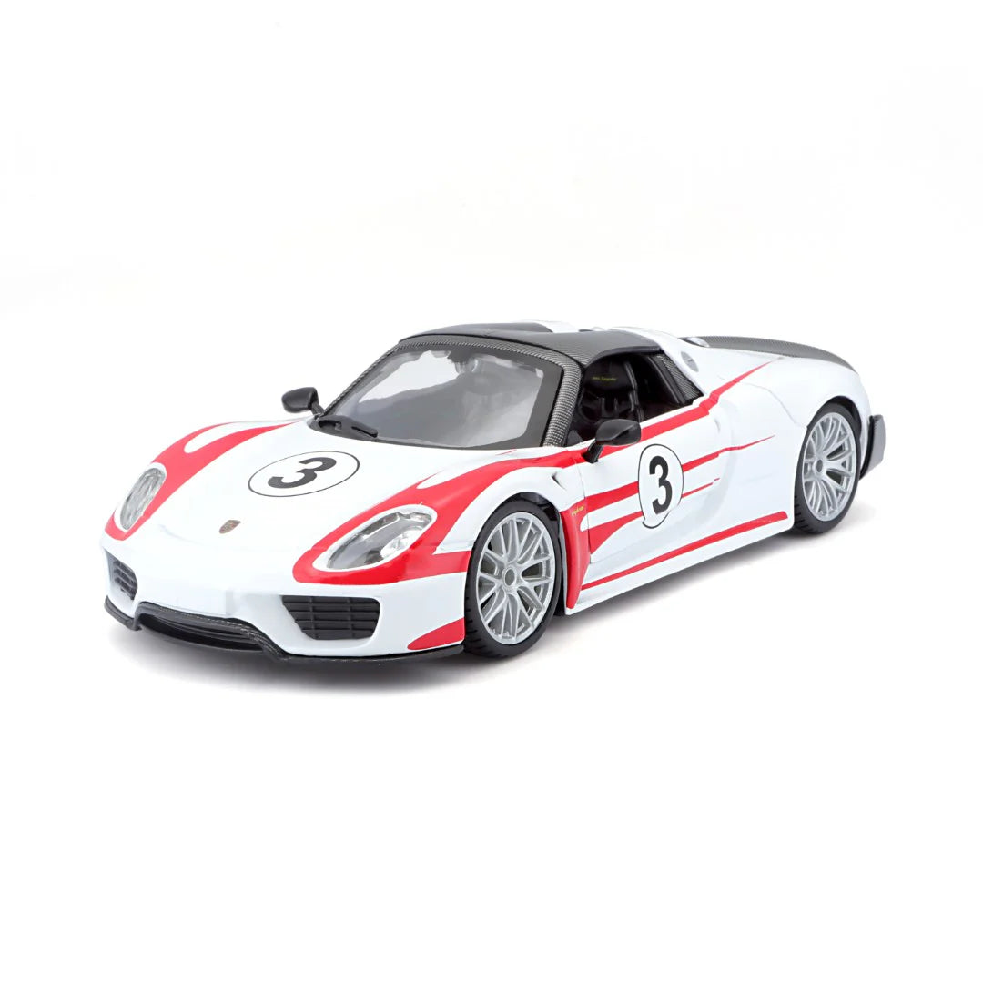 BBURAGO PORSCHE 918 WEISSACH#3 DIE CAST 1:24 18-98009