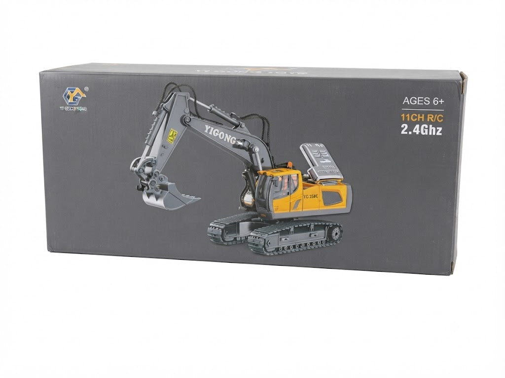RC EXCAVATOR BC1043 11CH 2.4GHZ METAL CONSTRUCTION VEHICLE