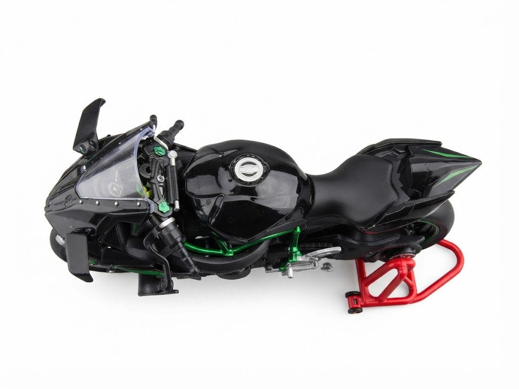 DIE CAST 1/10 0754-1 ALLOY SPRAY SPEED KAWASAKI MOTORCYCLE