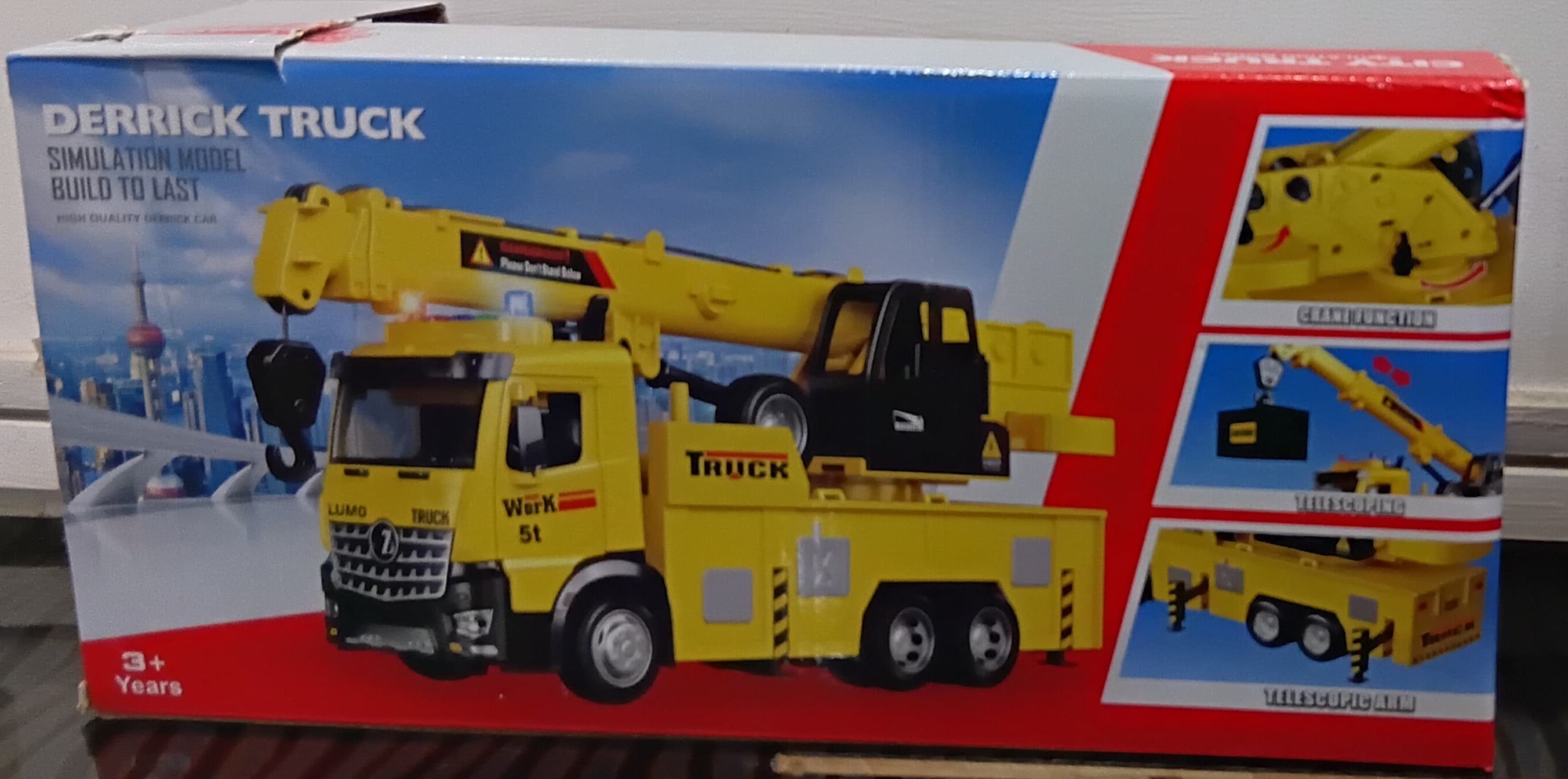 L.U.M.O Gravity Lifting Derrick Truck – High-Quality City Simulation Model (8183)