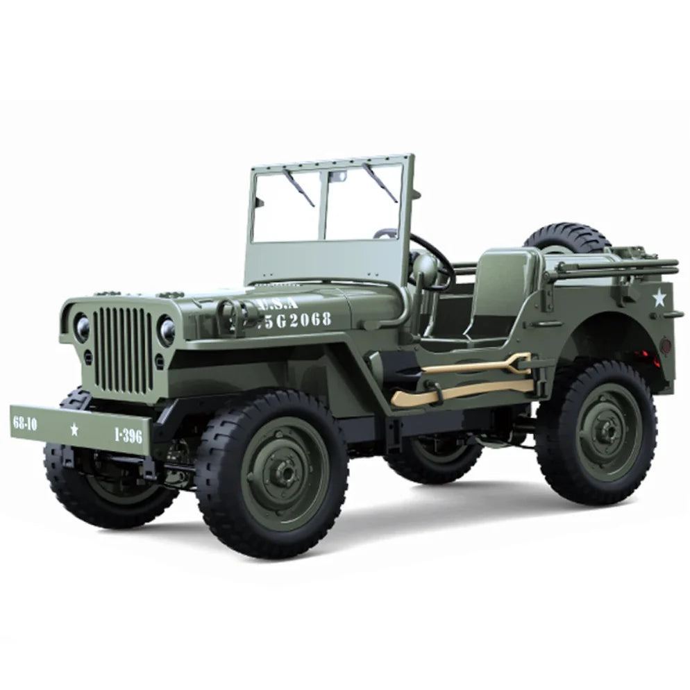 MILITARY JEEP C8815 RTR 1/10 WILLYS RC TRUCK 4WD OFF-ROAD CLIMBING GREY