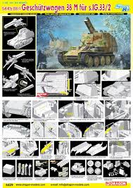 DRAGON SD.KFZ.138/1 GESCHUTZWAGEN 38 M FUR S.1G.33/2 1:35 SCALE SMART KIT 6429-03