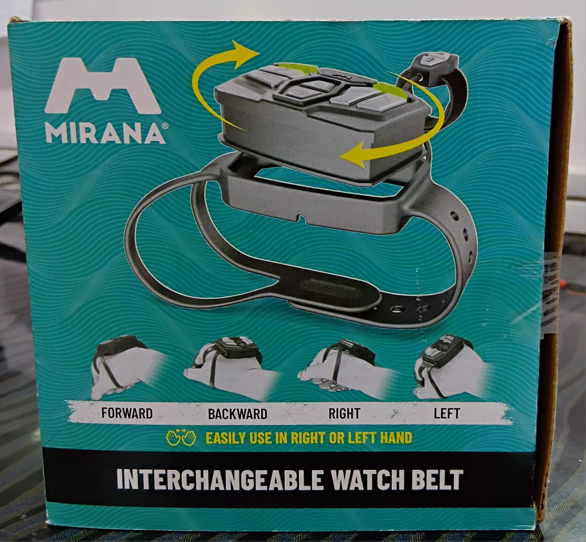 MIRANA WATCH CONTROL TRACER RC CAR HAND & APP CONTROL WITH BLUETOOTH SPEAKER C-TYPE CHARGING HIGH SPEED RACING ( BLUE/PURPLE )