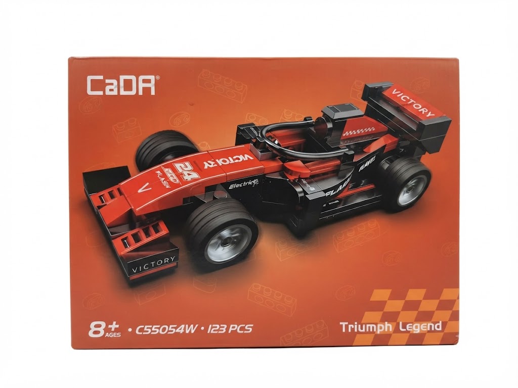 CADA C55054W TRIUMPH LEGEND 14CM 123PCS BUILDING BLOCK KIT F1