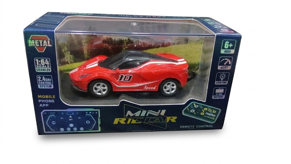 MINI RC CAR SMALL POCKET (SPEED 10) 1:64 SPEED REGULATING ALLOY MODEL HG4-217