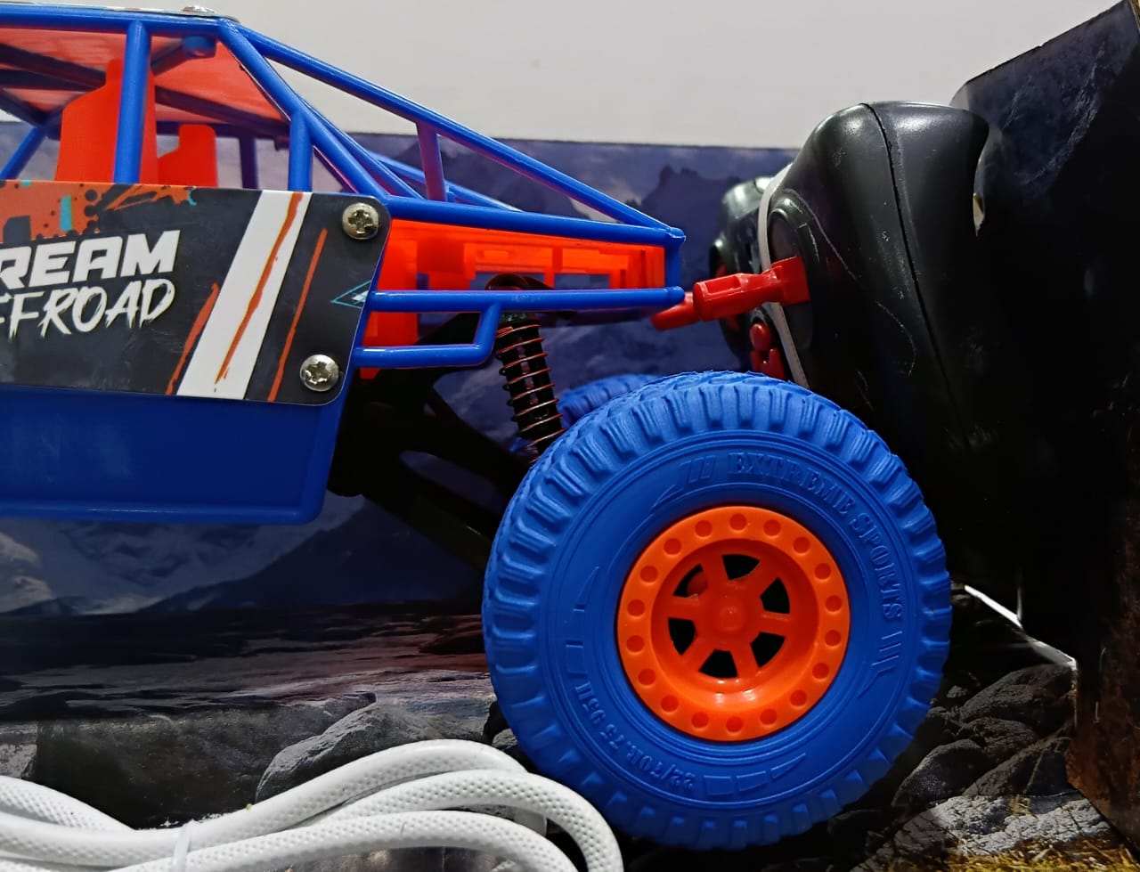 MIRANA ATV AND REMOTE CONTROL CAR, 1200 MAH LI-ION RECHARGEABLE BATTERY, C TYPE USB CHARGING SCALE 1:20&nbsp; (ORANGE BLUE )