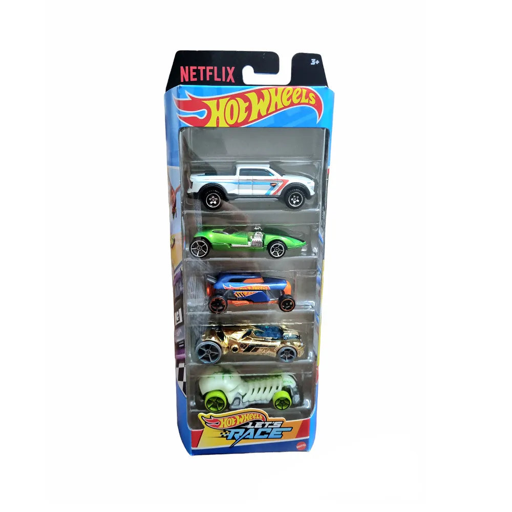 HOT WHEEL -1806 - PACK OF 5 CARS- DIECAST