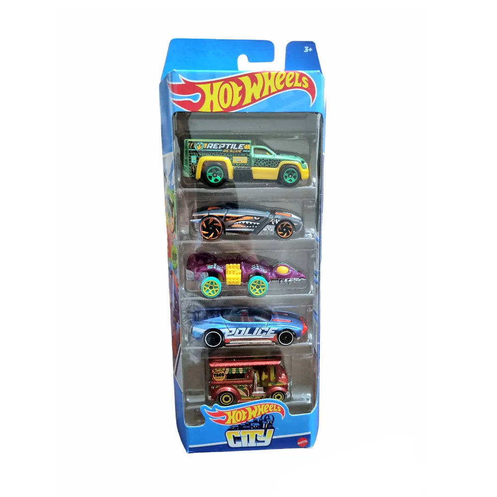 HOT WHEEL -1806 - PACK OF 5 CARS- DIECAST