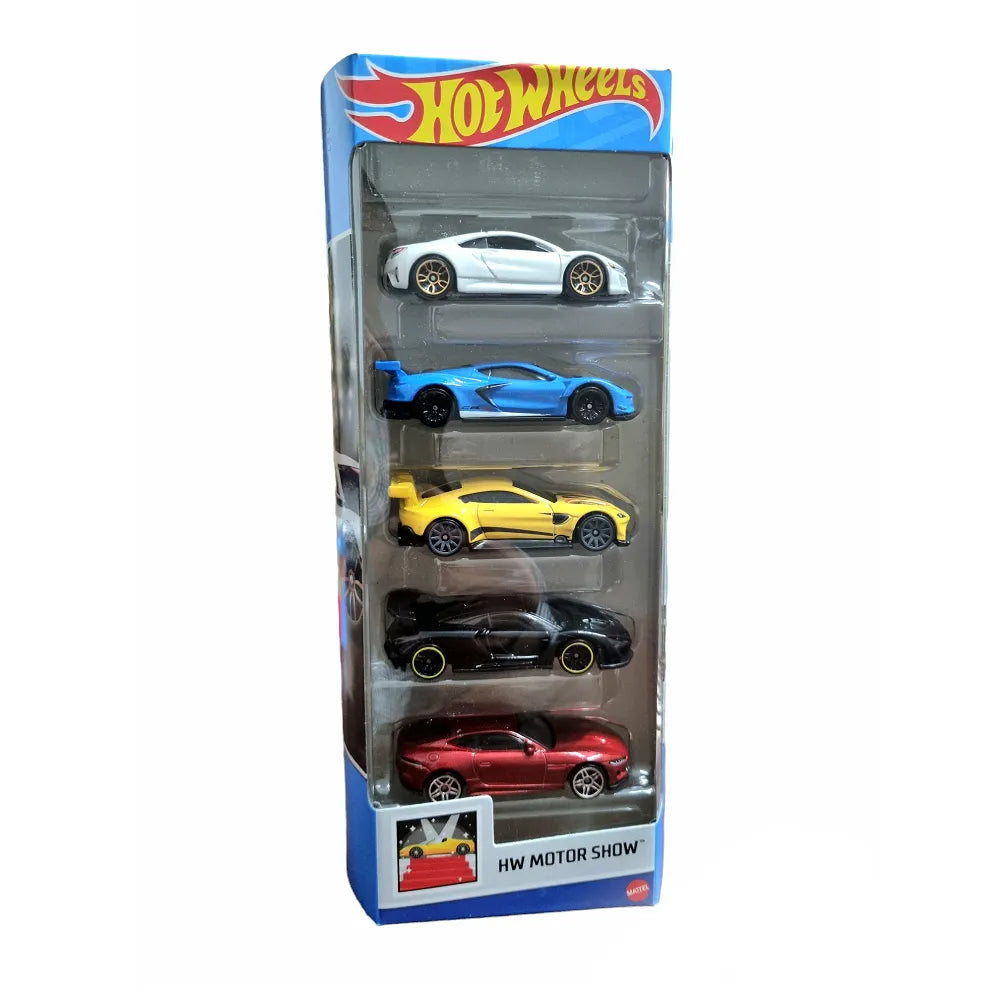 HOT WHEEL -1806 - PACK OF 5 CARS- DIECAST