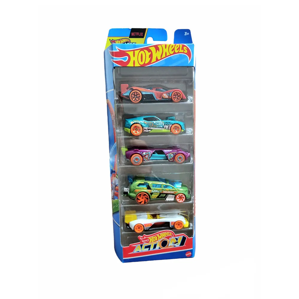 HOT WHEEL -1806 - PACK OF 5 CARS- DIECAST