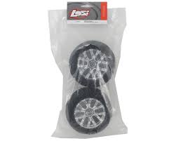 LOSI WHEEL LOSB7413 - 320S ZOMBIE MAXFORCE MOUNTED, CHROME(2 IN ONE PACK)